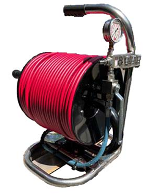 Complete Maxi Hose Reel with 3/8” Jetting Hose [175 PW134-MRBM – 60M]