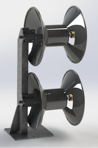 Sprintjett Stacker with Reels and Hose [SJ Stacker 4418 Reel and Hose]