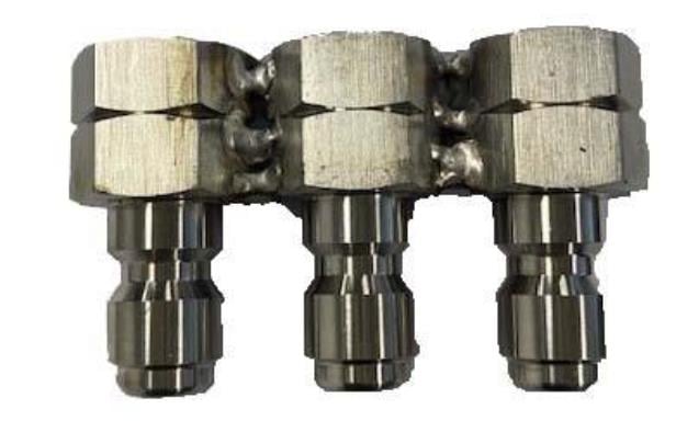 Softwash Nozzle Holder – with 2 Nozzles plus Revolver [Softwash Nozzle Holder-3Nozzles]