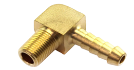 Male Hosetail Elbow Brass