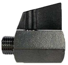 1/4" Mini Ball Valve M x F Brass [21-23 MBM04]
