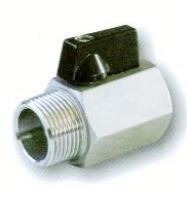 S/S Mini Ball Valve M/F 1/4"[163 SMB-006MF]