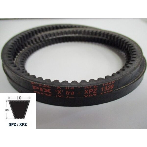 BELT, WEDGE, RAW EDGE, COGGED, MAS0ON, XPZ1320, 3VX520[163 TBVMXPZ1320]